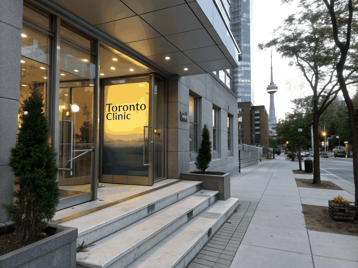 Mindful Matters clinic entrance in Midtown Toronto